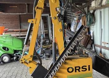 Kosiarka wysięgnikowa, nożyce do płotu hydrauliczne Orsi Cut