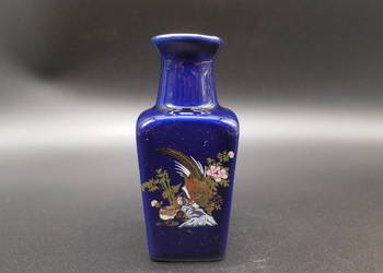 Porcelanowy wazon / wazonik kobaltowy