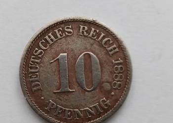 Moneta 10 Pfennig 1888 Moneta 10 Pfennig 1888