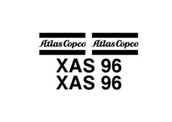 Naklejki naklejka oklejenie ATLAS COPCO XAS 96 Zamiennik