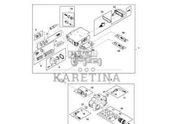 John Deere 9470RX - Elektr. moduł sterowania RE567605 (Zawór sterujący)