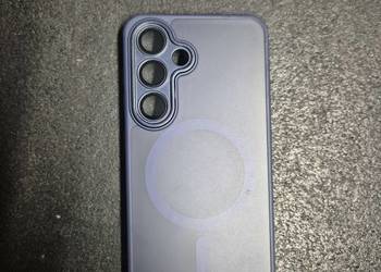 Etui na telefon Samsung galaxy s24 Magsafe + ochrona aparatu Granatowe