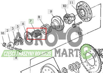 N110329 SPRĘŻYNA WEWN SPRZĘGŁA JD