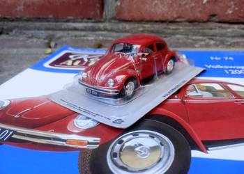 VW VOLKSWAGEN 1200 GARBUS Kultowe auta PRL model auta deagostini 1/43