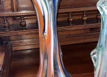 Wazon szklany. Sękacz. Czasy Prl.