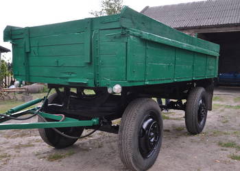 Przyczepa rolniczą Sanok D-43 wywrotka 3,5T, zarejestrowana