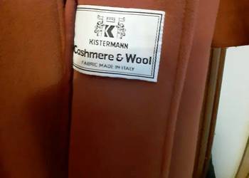 Płaszcz damski włoski Kistermann L kaszmir wełna