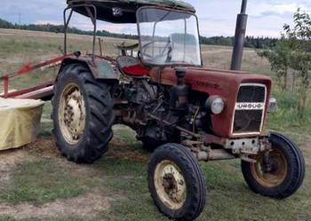 Ciagnik Ursus c328 ciapek traktor Ursus rozsiewacz nawozu