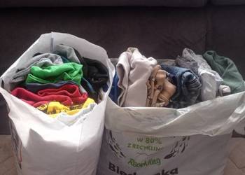 Ubranka na chłopca 110,116 po jednym dziecku