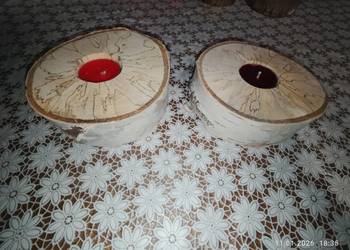 Świeczniki z brzozy