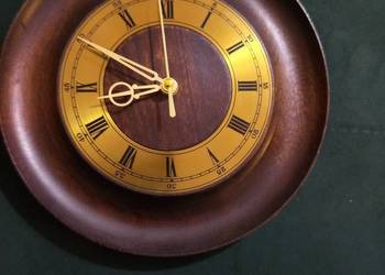 Zegar Angielski Vintage seria limitowana w drewnie super z 1989r