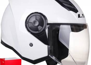 LS2 kask motocyklowy otwarty AIRFLOW  SOLID WHITE  L