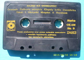 Bajka ,kaseta ; BAJKI NA DOBRANOC .