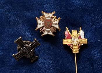 3 x odznaki po weteranie Wojska Polskiego - cena za komplet