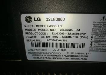 telewizor samsung LG sony z przeznaczeniem na części lub do