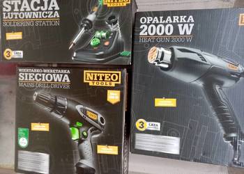 Zestaw elektronarzędzi 3szt Nowe za 65%ceny