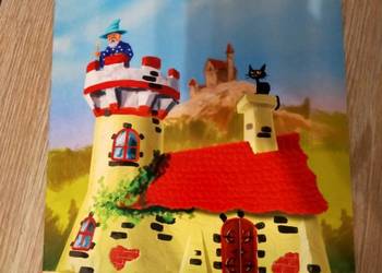 Model kartonowy wektor Zamek czarnoksiężnika 1:50