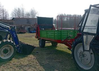 Rozrzutnik obornika Jol-Met 2020 rok, 4,5t, jednoosiowy, klapa hydrauliczna
