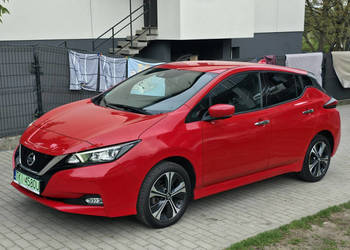 Nissan Leaf Elektryk 62KWH | Serwisowany | Gwarancja | Bogate wyposażenie |