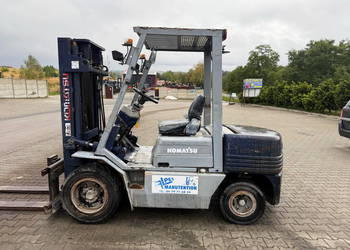 wózek widłowy KOMATSU FD30 diesel Triplex 4.30m 3000kg przesuw boczny