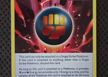 Karta Pokemon Single Strike Energy