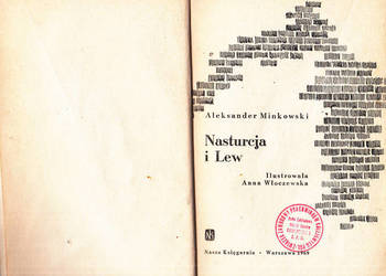 (03049) NASTURCJA I LEW – ALEKSANDER MINKOWSKI