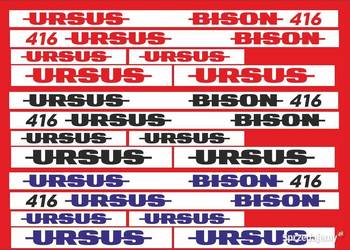naklejki ursus bison 416