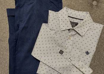 Spodnie z koszulą-zestaw wizytowy roz.134