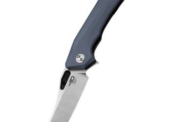 Nóż składany Bestech Platypus Grey G10, Stonewashed/Satin D2 (BG28A)