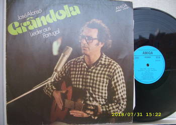 K.  Folk LP ;JOSE AFONSO - GRANDOLA. - AMIGA, 1976 R.