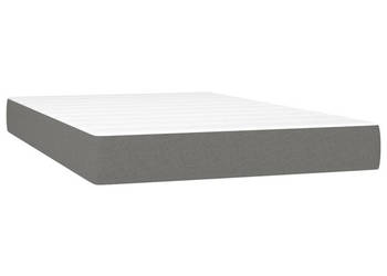 Materac kieszeniowy ciemnoszary 120x200x20 cm tkanina WM-347755
