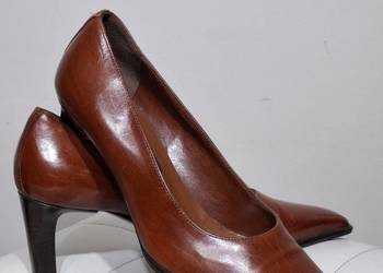 Attilio 37 szpilki obcasy skórzane czółenka buty damskie