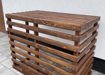 Drewniana Osłona Zabudowa na Klimatyzator MD DREWUTNIA pracownia stolarska