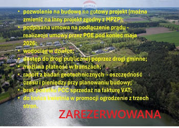 Działka z pozwoleniem na budowę w Błędowie