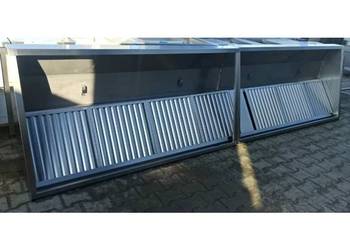 Okap Gastro z Filtrami - 2 Częściowy - 380/95/45 cm - S 1418.O