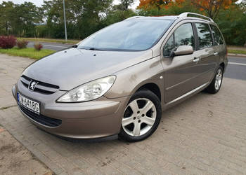Peugeot 307 SW 1,6 Benzyna 7 osób Automat Klimatronik Panorama Zarejestrow…