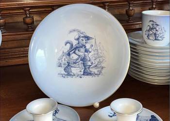 Patera na stopie. Kot w butach. B&G, Royal Copenhagen, Denmark. Datowani