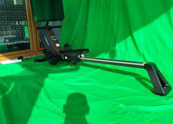 Wioślarz z monitorem