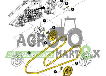 84266080 PAS KLINOWY L-4250 CNH za,