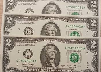3x2 $ USA 2017 r.T.Jefferson - men"G" - Chicago - seria A-mennicze