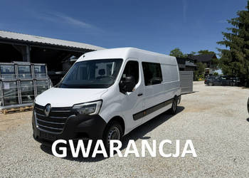 Renault Master max L3H2 7 osobowy brygadówka lift doka 100tys.km!!! pełna …