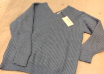 Niebieski Gruby Sweter Damski NA-KD rozm S j Nowy