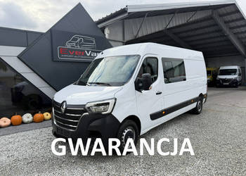 Renault Master max L3H2 6 osobowy brygadówka lift doka 110tys.km pełna opc…