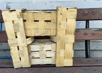 Łubijanki kobiałki koszyki skrzynki na truskawki borówki drewniane ok100szt