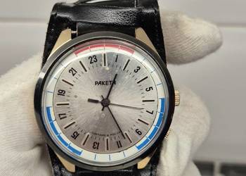 Męski zegarek mechaniczny *Raketa 24h* Au