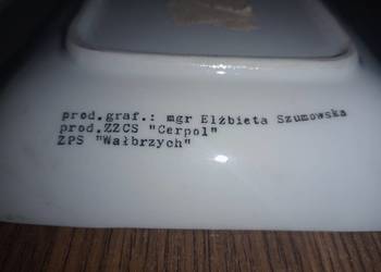 Talerzyki walbrzych 2szt