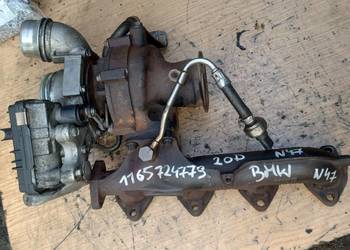 BMW N472,0 diesel turbosprężarka kolektor 1165724779