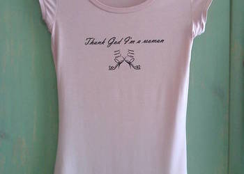 różowy t-shirt Orsay