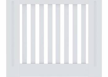 vidaXL Osłona na kaloryfer, MDF, biała, 78 cm(SKU:325559)