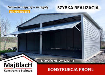 Garaż Blaszany 6x6 - SZYBKA REALIZACJA - Garaże Blaszane – Maj-Blach